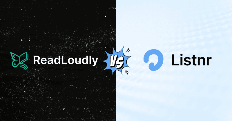 Readloudly vs Listnr